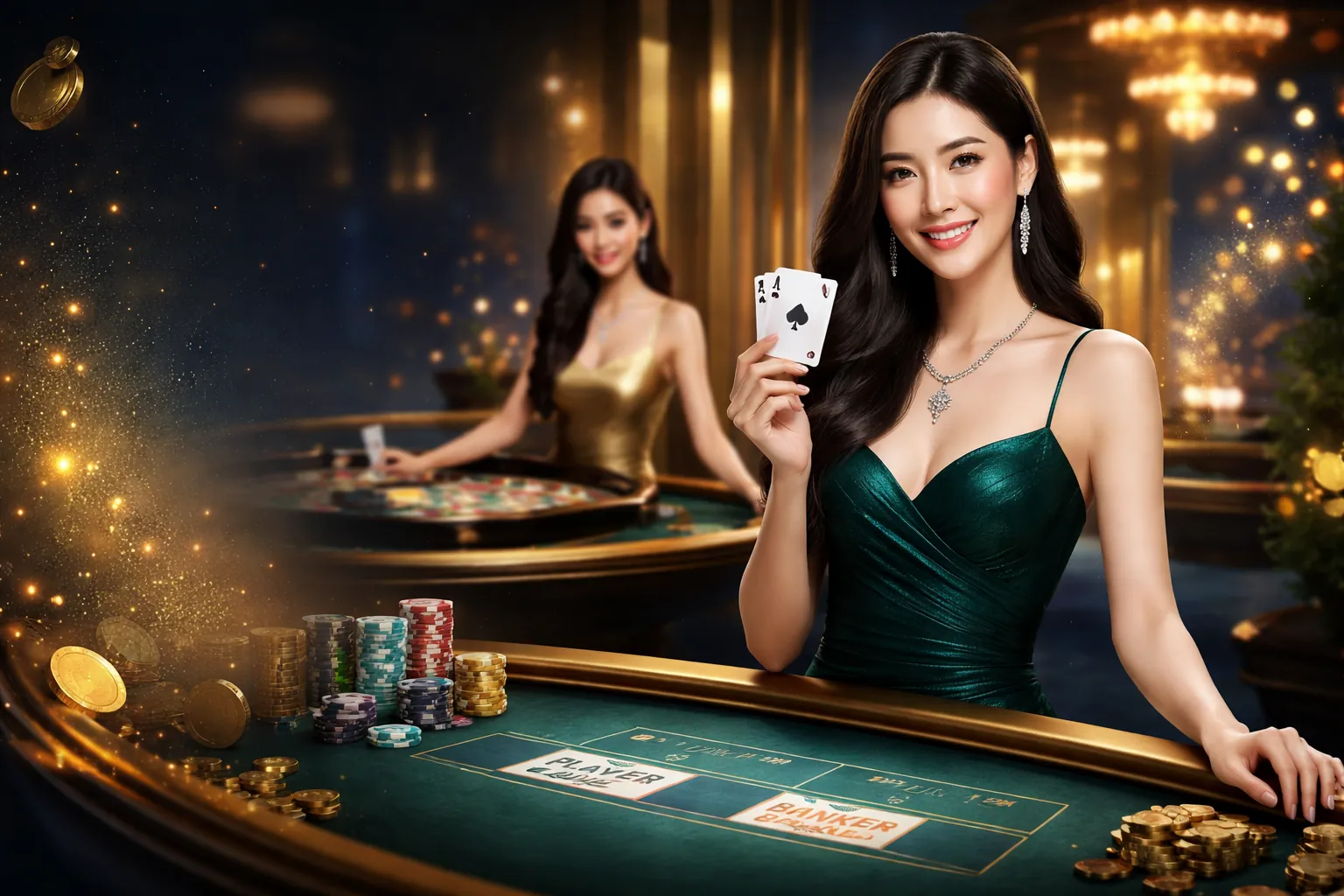 Sảnh thể thao ca no hu với đồ họa sống động và khung cảnh sân vận động hiện đại